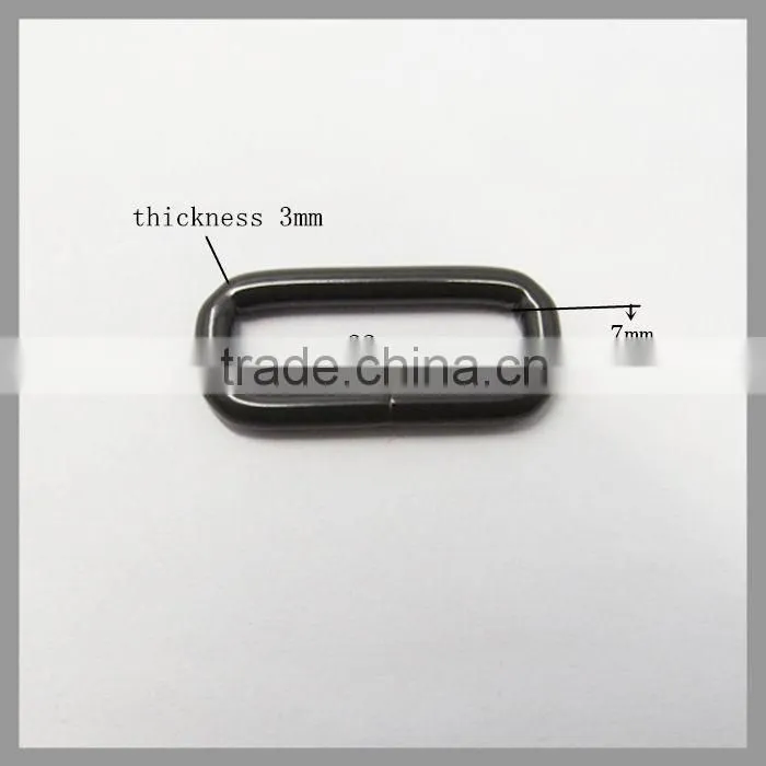 metal solid rectangular rings,bag oval ring