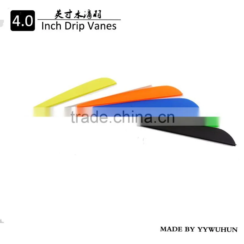 2.5inch drop arrow vane, fletching for carbon plastic arrow vanes