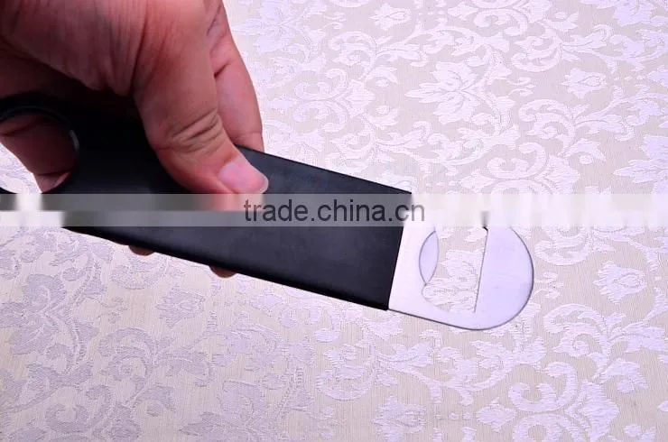 Stainless steel Bottle Opener with PVC coated/Bottle Opener with customized logo/ bottle opener