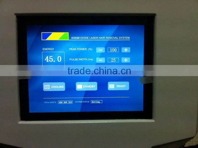 Professional 808NM diode laser 6 types skin hair removal equipment price