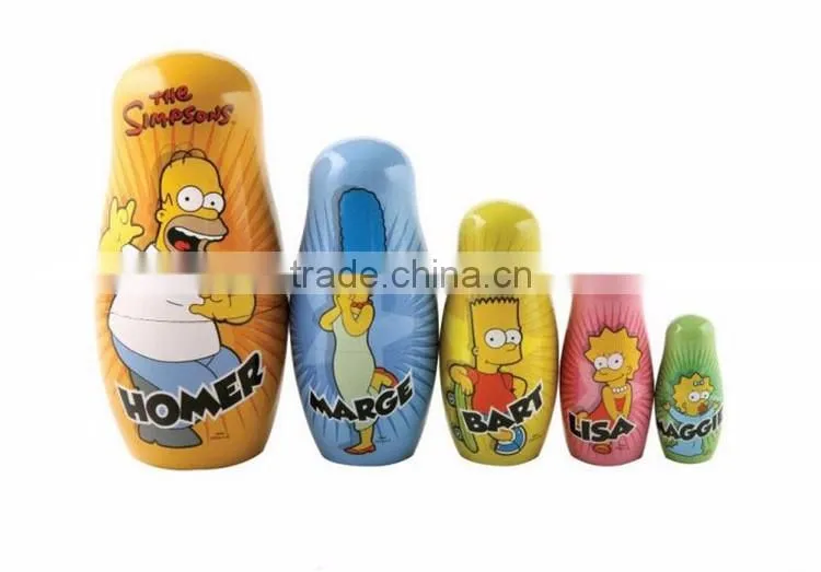 Custom Russian wooden Doll set
