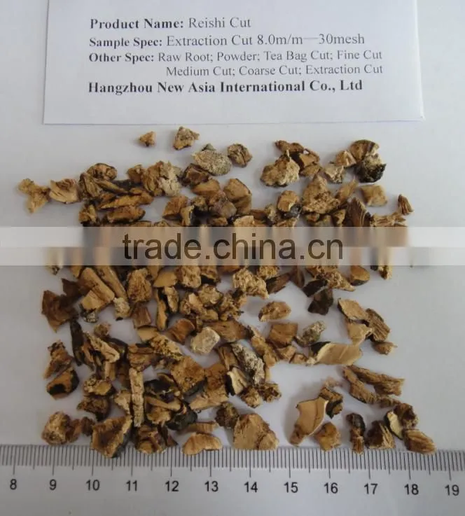 Tea Bag Cut ganoderma lucidum cut Reishi Tea Bag Cut F/C Fine Cut,T/B,Medium Cut, Coause Cut C/C,Extraction Cut EX