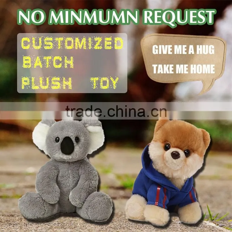 2016 New Design Graduation Grey Koala Bear Plush Toy For Australia School With CN71/ICTI Certificate