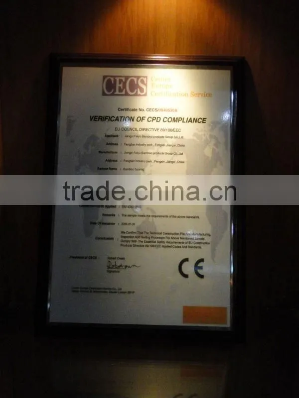 Click-lock Imitation solid wood norway yellow oak Bamboo Flooring