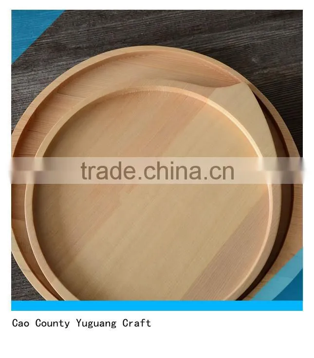engraving wooden plates set of 3 pieces varnished wooden plates