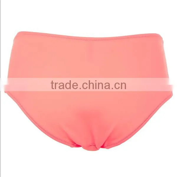 2016 new arrival custom design retro high waist girl bikinis
