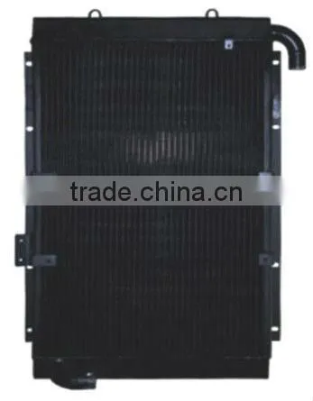 heavy equipment excavation oil cooler radiator