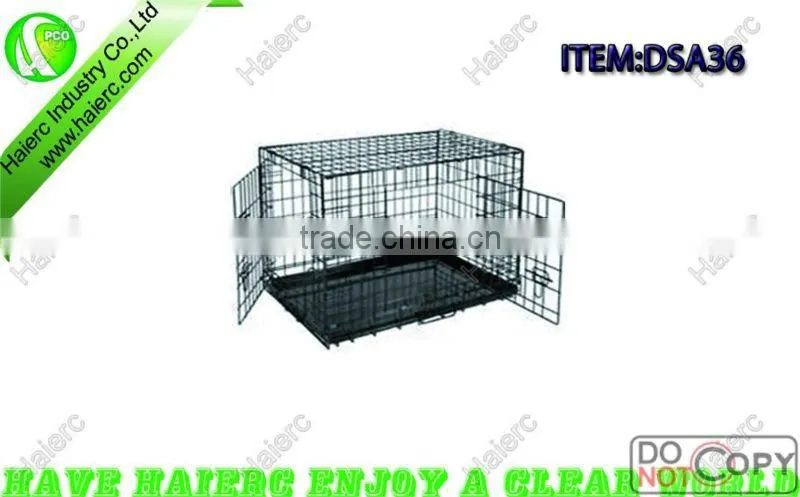 Haierc Hot Sale Metal Dog Cage Dog Carrier