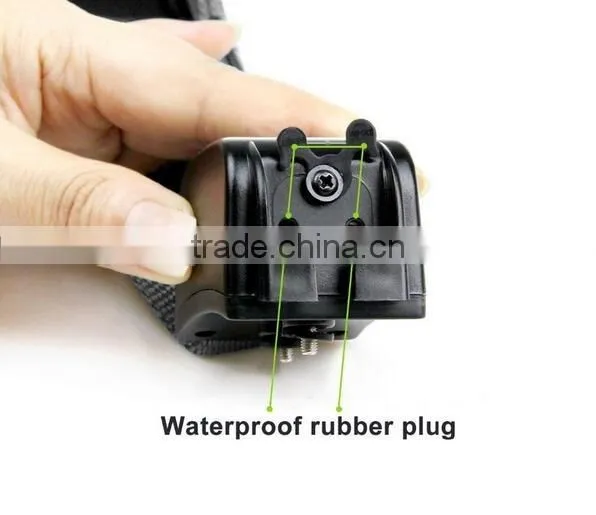 Hot sell Blue button Waterproof Rechargeable Remote Electric Shock Vibration Pet Dog Training Collar button option
