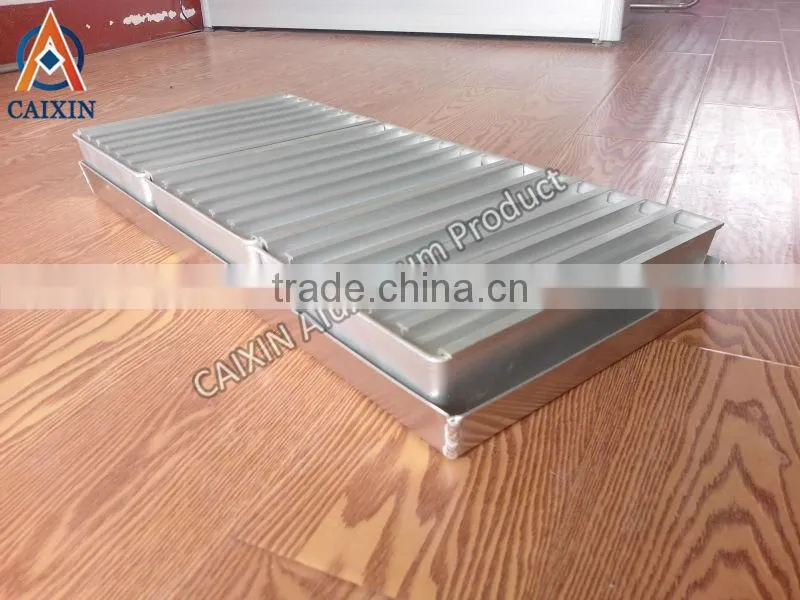 aluminum stretched/welding shrimp freezing tray for plate freezer