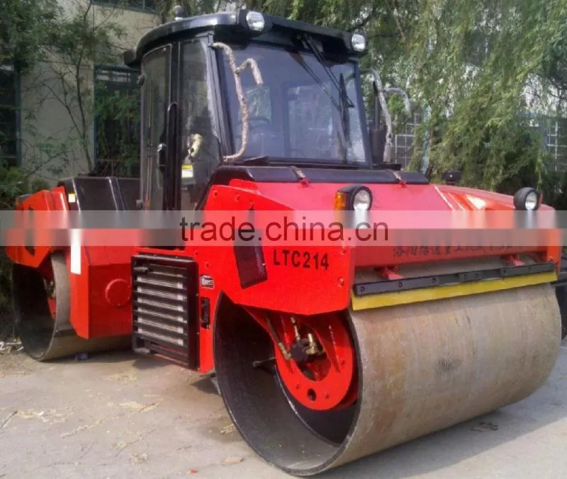 New LUTONG LTC214 Full Hydraulic Double Drum Vibratory Road Roller Capacity 14 Tons for Sale