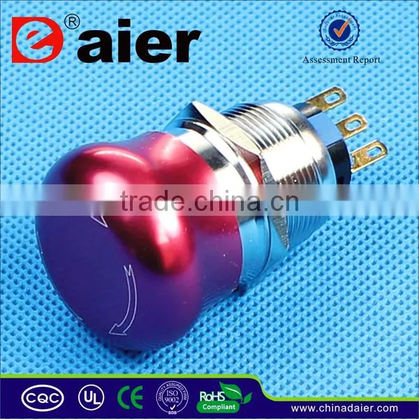 Daier Export 22mm Illuminated Pushbutton Switch, Anti Vandal Push Button Switch, Stainless Steel Pushbutton Switch waterproof