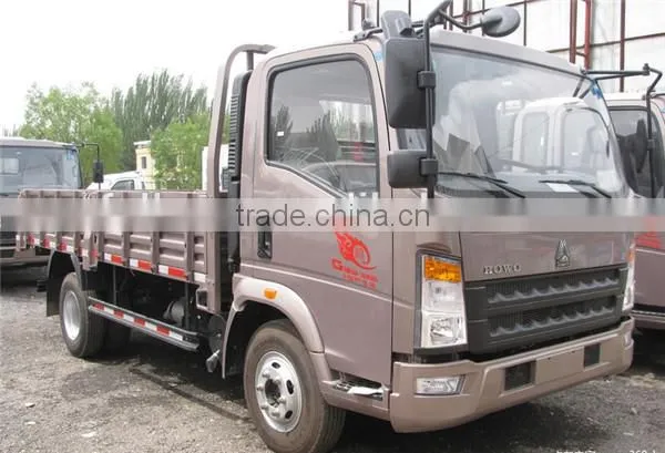 Price of Sinotruk howo 4X2 small delivery truck
