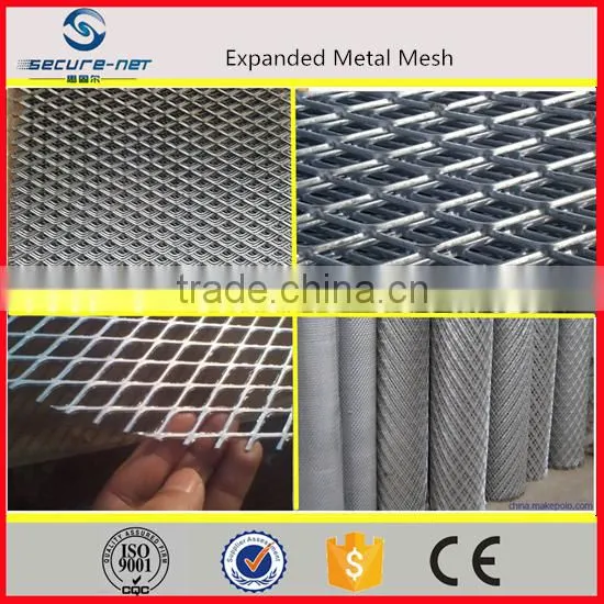 High speed low noise expanded metal mesh machine