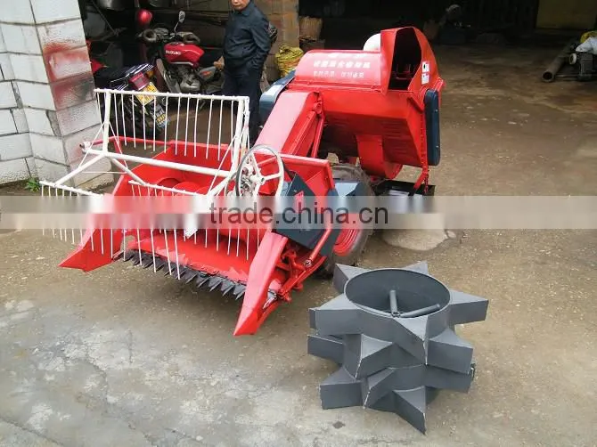 Factory support mini combiner harvester