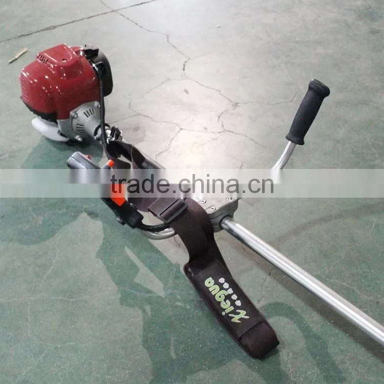 Good quality hand push gasoline brush cutter grass trimmier Lawn mower