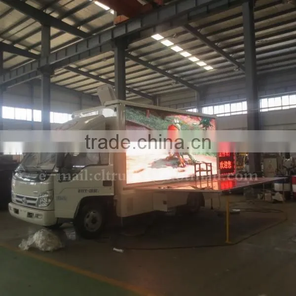 P8 fullcolor screen 4*2 FORLAND LED Advertising Truck for sale
