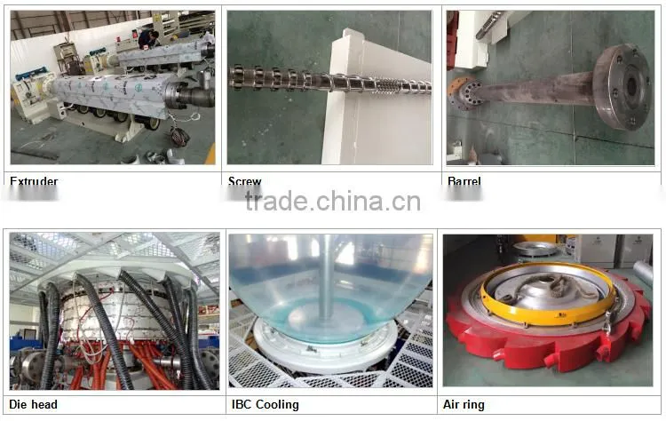 200 mic 3 layer greenhouse coextrude film blowing machine