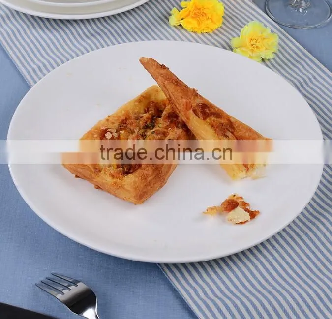 custom porous ceramic plates white porcelain serving dishes