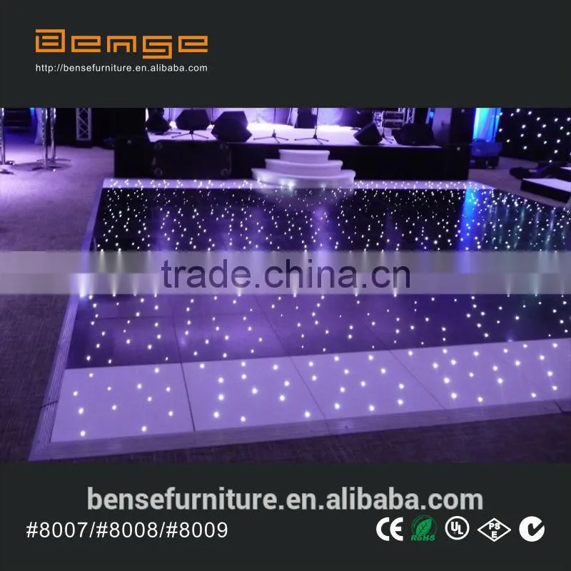 black & white wedding party floor event floor LED dance floor