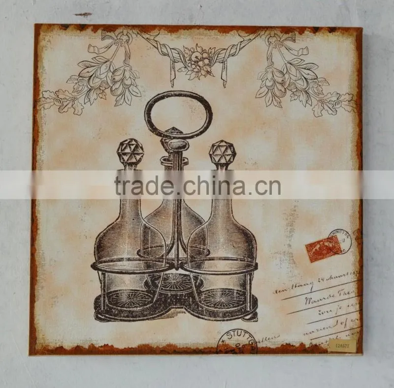 2016 advertising decorative antique wall plaque