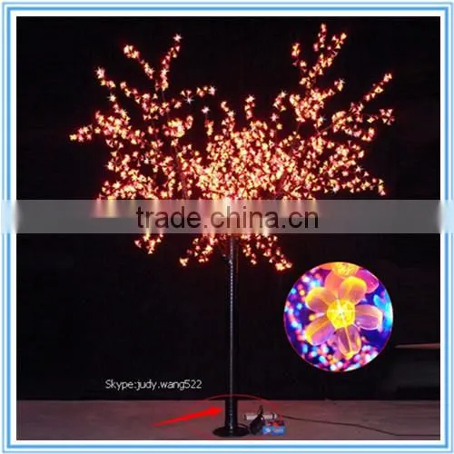 High quality artificial outdoor cherry blossom tree with lights