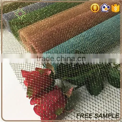 high quality christmas deco mesh for flower packing