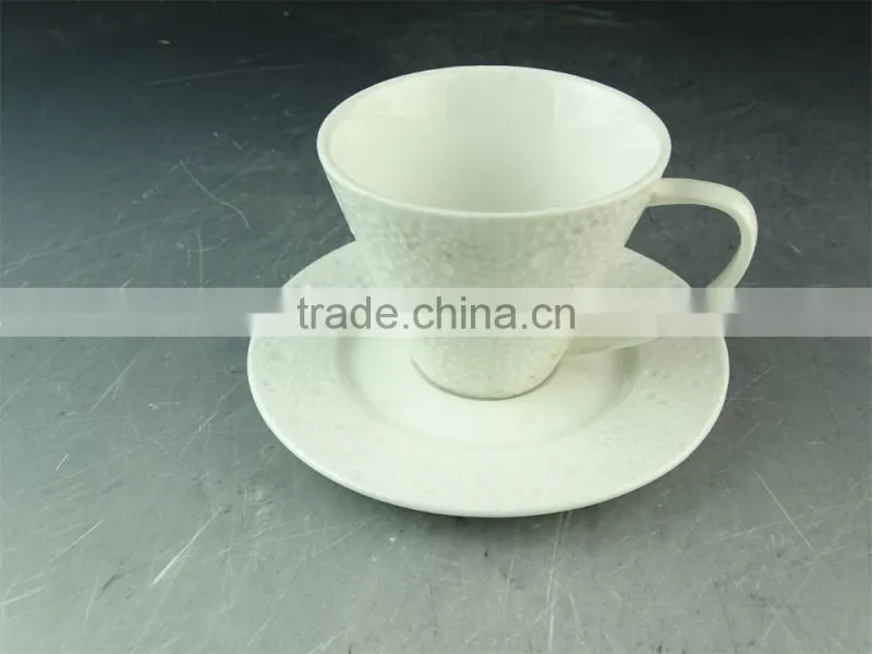 wholesale cheap hotel restaurant white custom ceramic porcelain coffee tea cup