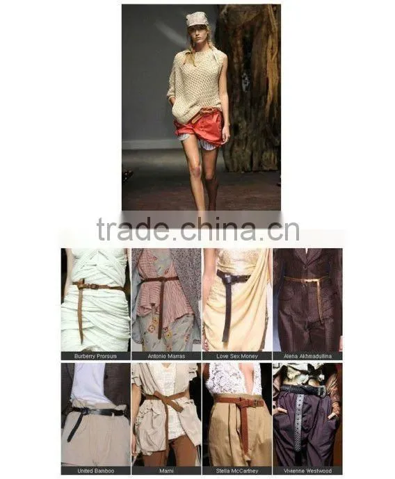 Supply stock fashion ladies belt fancy belt PU belt small order