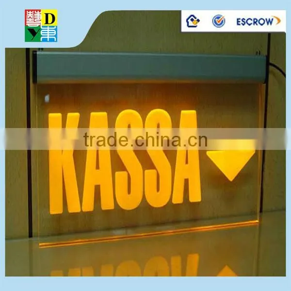 Hot sale of acrylic desk sign holder from china supplier
