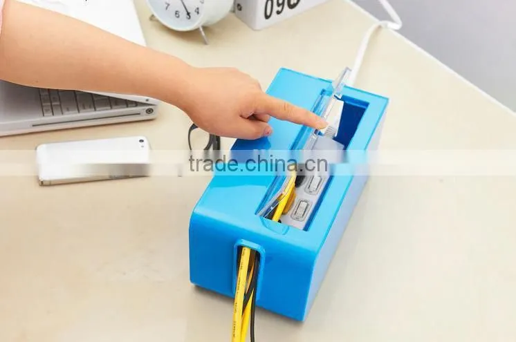 Multi Power Plug Socket Anti-dust Storage Box Cable/Wire/Cord Organizer Box