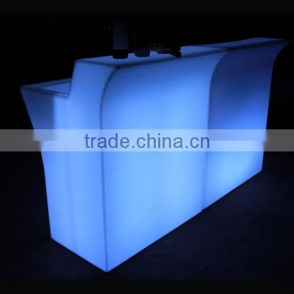 RGB Color Changing Brighting LED Bar Stool reception