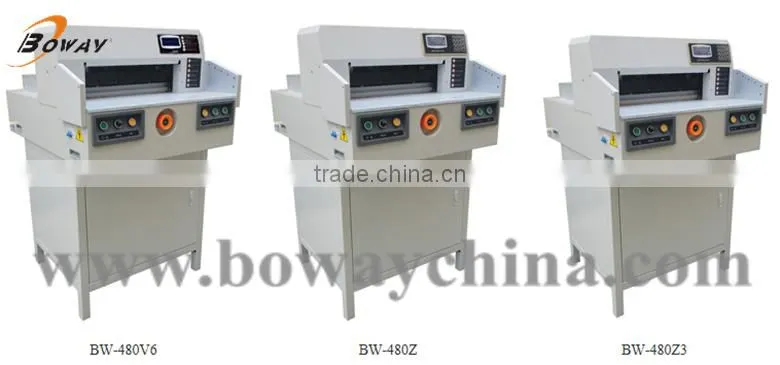 National Standard Drafter boway 480z3 programmed a4 guillotine paper edge cutter