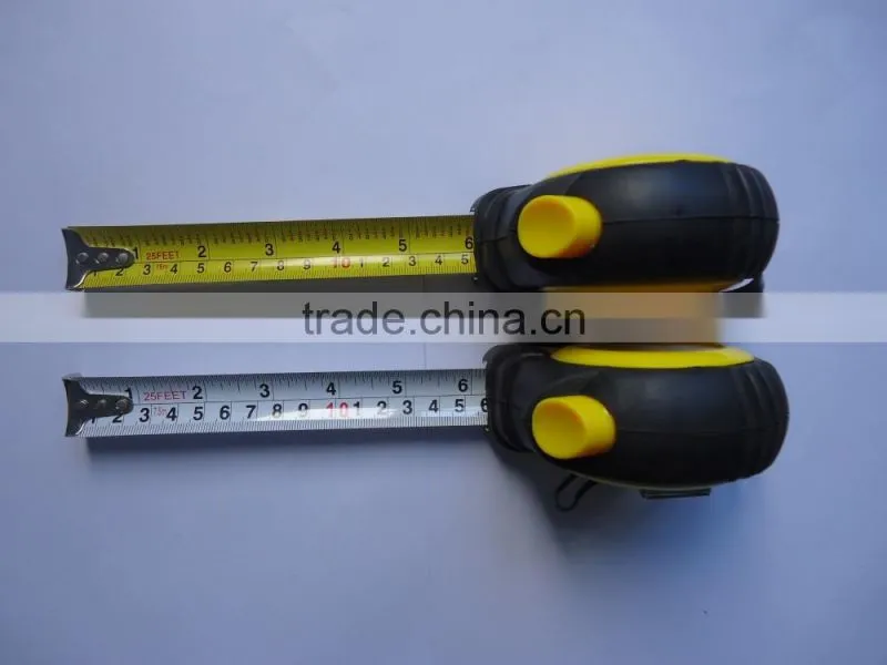25-Foot Measuring Tape with quick stop button 25ft