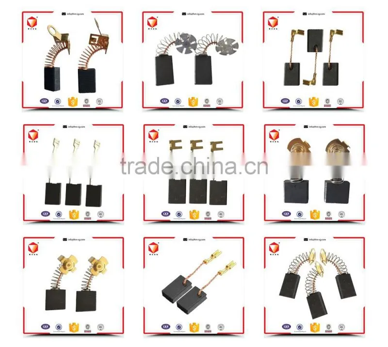 Top supplier custom different for metabo carbon brush for power tools