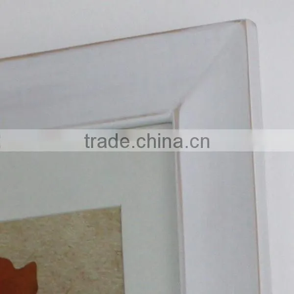 2016 new fashion baby wooden photo frame, high quality kids wooden photo frame W09A028