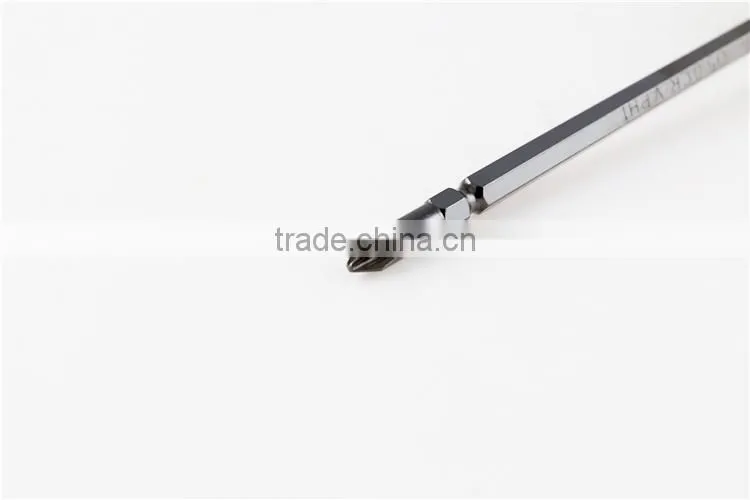 4'' 100mm Cr-V Dual-Functional Screwdriver With Plastic Handle