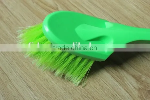 plastic short handled car clean brush for wheel cleaning