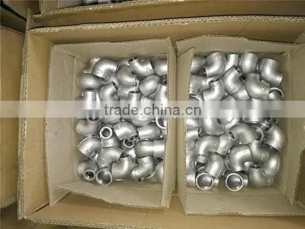 BS Thread Plain End Malleable Iron Pipe Fittings