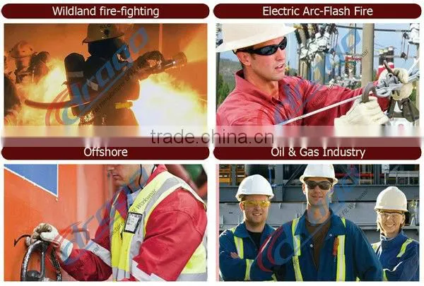 durable cotton fr chemical splash textile for industry
