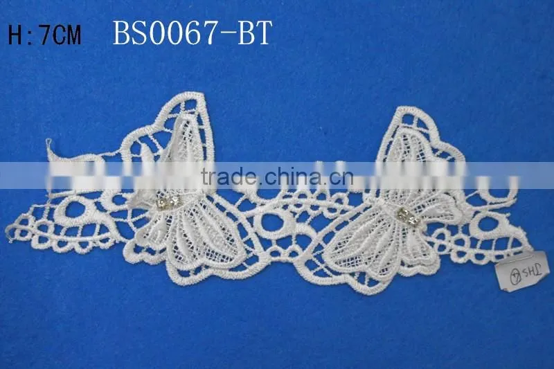 Top Quality fashion accessories decorative factory fascinating guipure lace trim