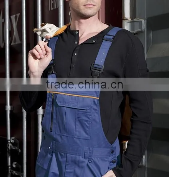 Juqian 2016 quality work garments classic breathable detachable cargo durable blue overall work pant