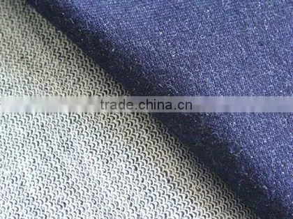 98%cotton 2%elastane slub indigo denim fabric 11oz,spandex denim fabric