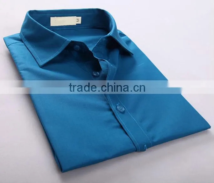 Wholesale manufacturer rosy color dress men shirts in China