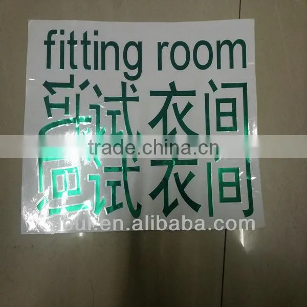 gold color electroforming metal foil sticker, electrical appliances metal logo, brand sticker
