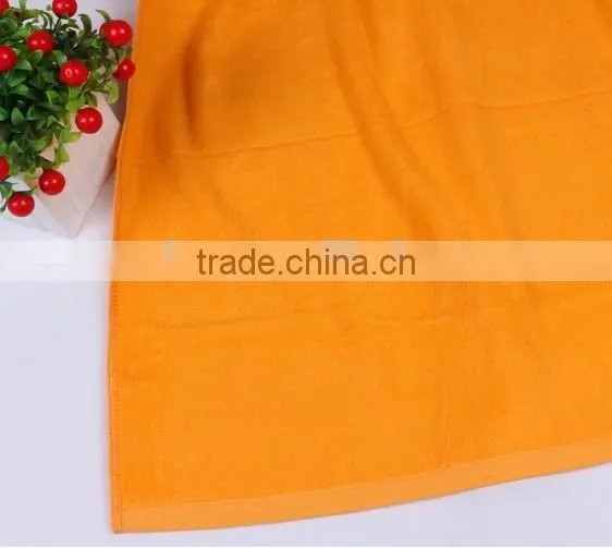 Orange Terry Bath Towel
