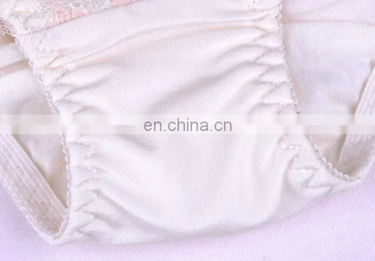 High Quality Pretty Pattern Women Pink Bow Tie Sexy Children Panties