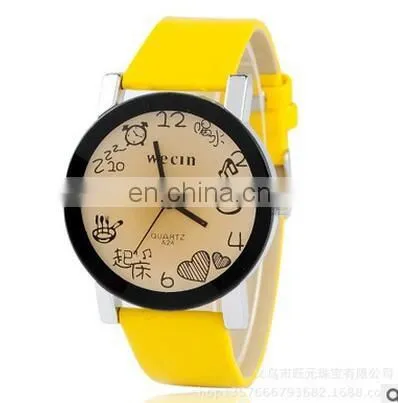 Creative Personality Minimalist Leather Normal Watch Men And Women Couple Watch Smart Electronics Casual Watches