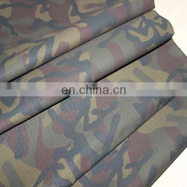 100% cotton camouflage fabric ripstop fabric