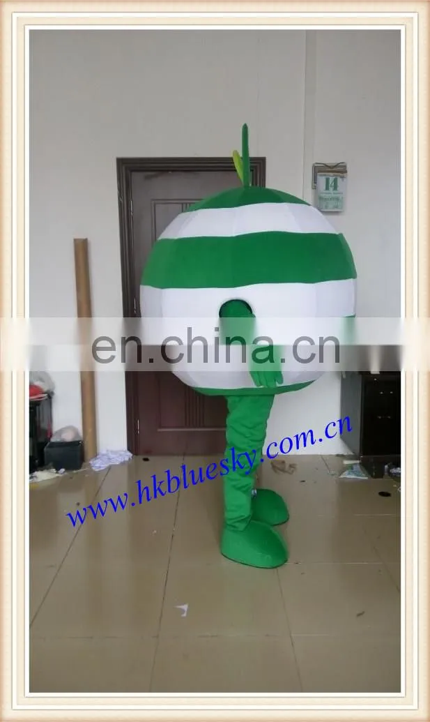 custom made green apple mascot costumes